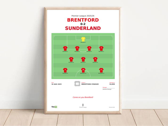 Brentford vs Sunderland — Match Day
