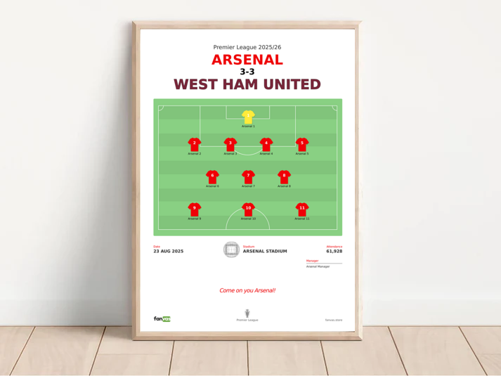 Arsenal vs West Ham United — Match Day