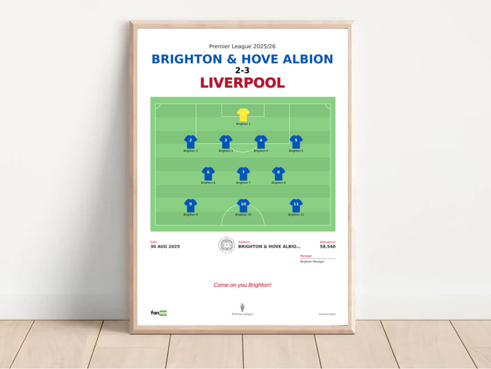 Brighton & Hove Albion vs Liverpool — Match Day