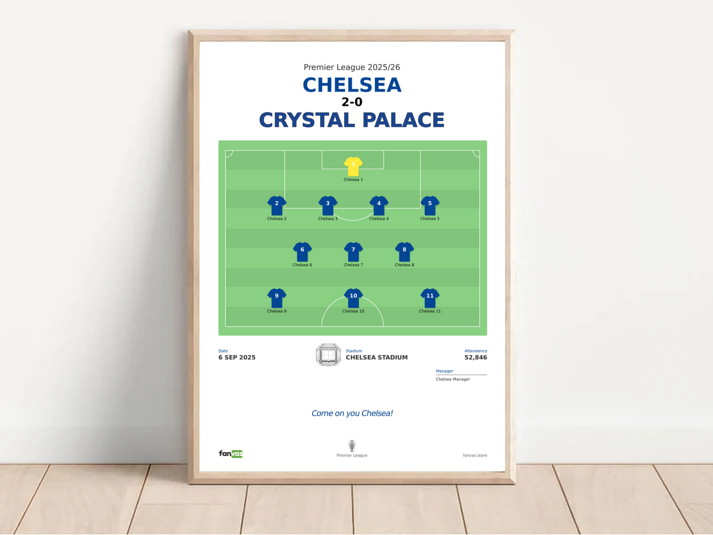Chelsea vs Crystal Palace — Match Day