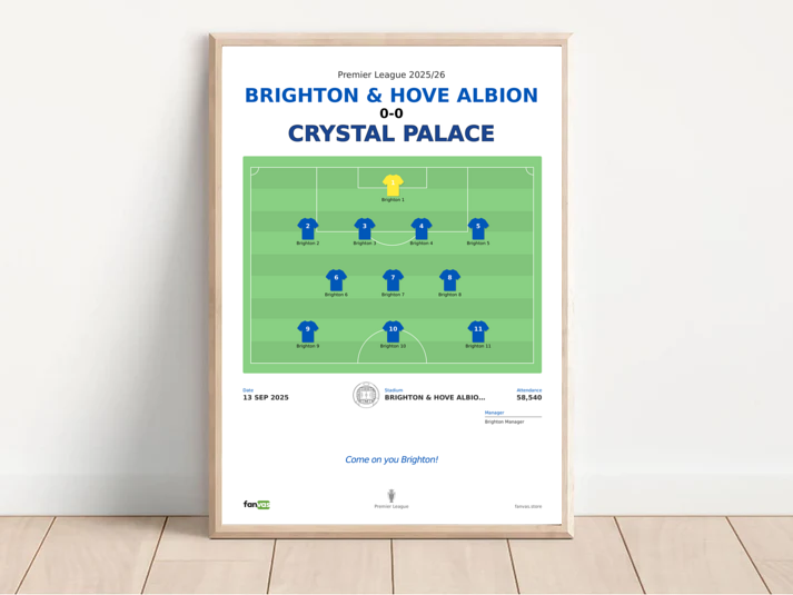 Brighton & Hove Albion vs Crystal Palace — Match Day