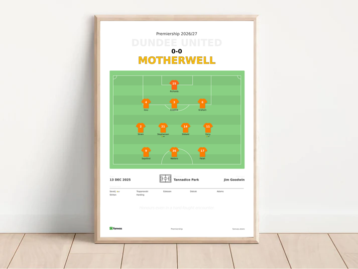 Dundee United vs Motherwell — Match Day (13 Dec 2025)