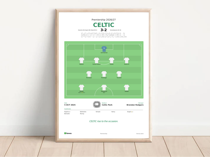 Celtic vs Motherwell — Match Day (5 Oct 2025)