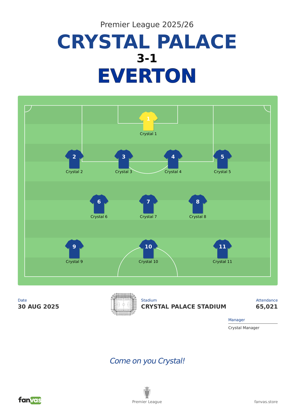 Crystal Palace vs Everton — Match Day