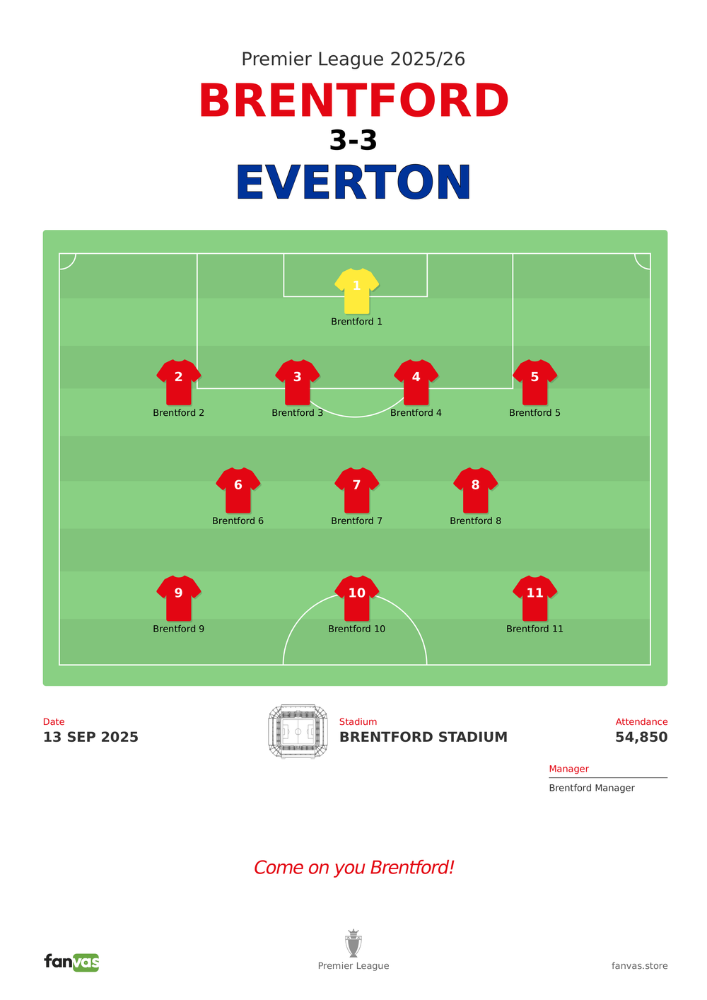 Brentford vs Everton — Match Day