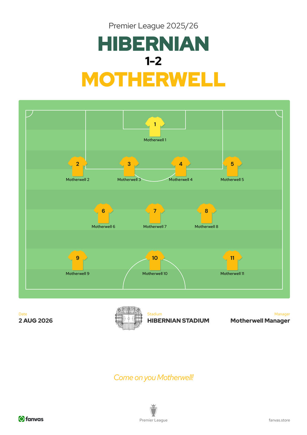 Hibernian vs Motherwell — Match Day (2 Aug 2026)