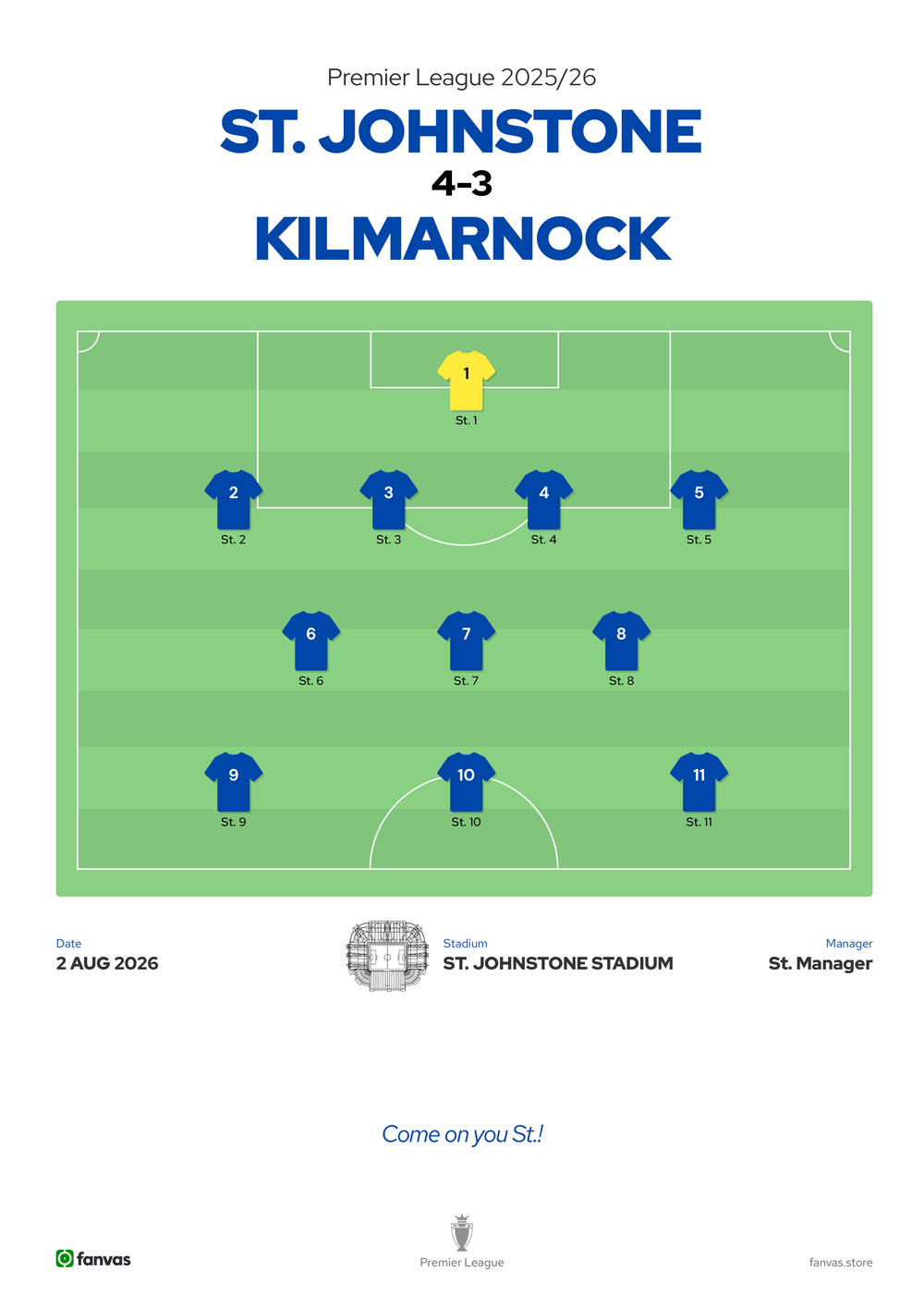 St. Johnstone vs Kilmarnock — Match Day (2 Aug 2026)