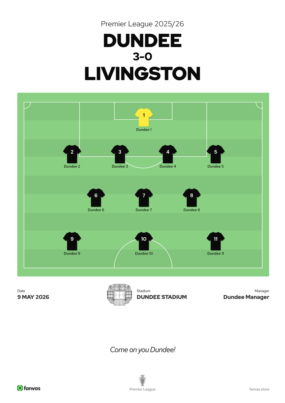 Dundee vs Livingston — Match Day (9 May 2026)
