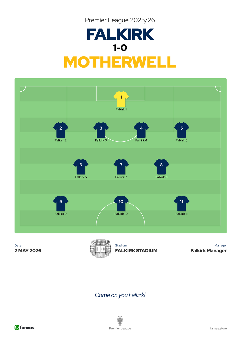 Falkirk vs Motherwell — Match Day (2 May 2026)