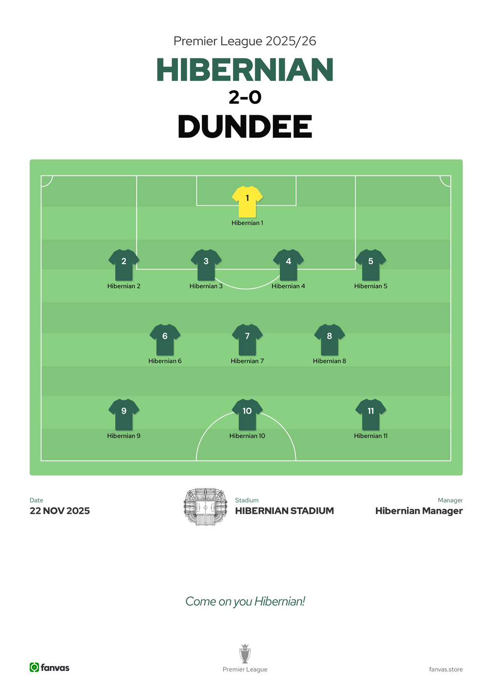 Hibernian vs Dundee — Match Day (22 Nov 2025)
