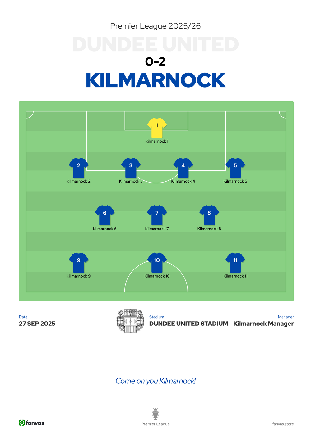 Dundee United vs Kilmarnock — Match Day (27 Sep 2025)
