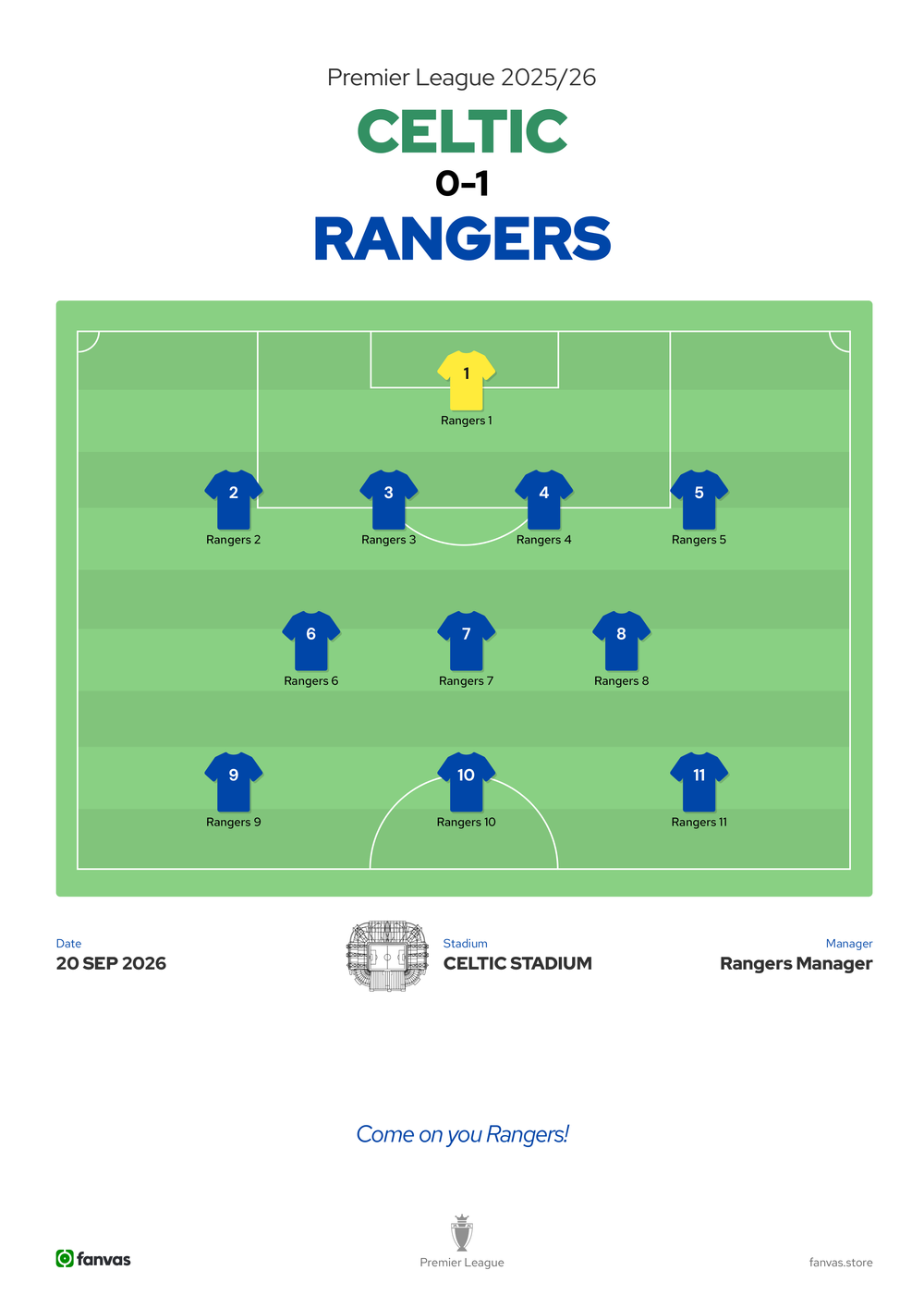 Celtic vs Rangers — Match Day (20 Sep 2026)